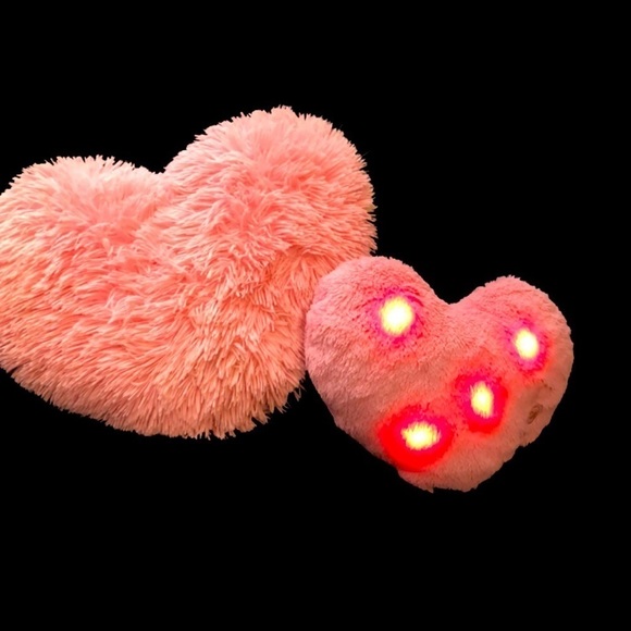 Big Heart Pillow And Light Up Heart Pillow Set - Picture 5 of 13